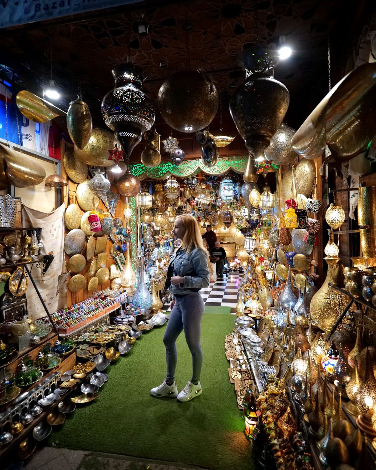 Lámpásos souk Marrakechben